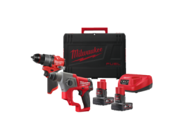 M12 FUEL™ powerpack (M12 FPD2, M12 CH, 2 x M12 B6 accu, 1 x C12C lader, 1 xHD Box)