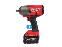 M18 FUEL™ slagmoersleutel 1/2″ high trq ONE-KEY™ met verende borgpen, 2 x 5,0 Ah