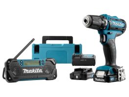 10,8 V Combiset boren én naar muziek luisteren