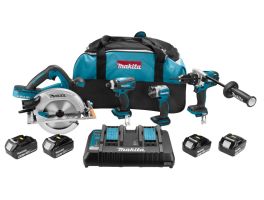 18 V Combiset voor divers zaag-, boor- en (slag)schroefwerk