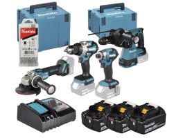 LXT 18 V Combiset voor (slag)schroeven, (klop)boren en slijpen in M-bo