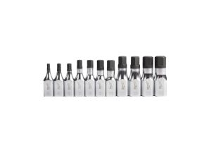 3/8" Drive Metric Hex Bit Socket Set - 11 pc