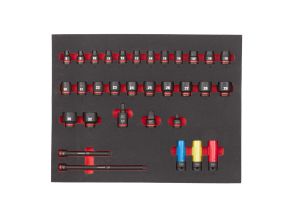 1/2" Sockets STD foam set 1 (32 pc)
