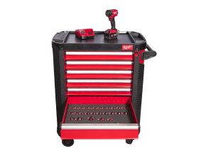 Filled 30" / 78 CM 7-Drawer Steel Storage Rolling Cabinet EU Premium Version