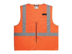 Contractor High-Visibility Vest Orange 4XL/5XL