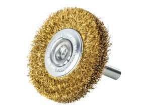 Wheel Brush S6 70x12mm Brass 0.2mm - 3 pc