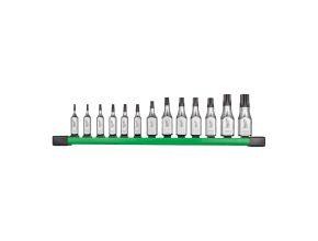 13 pc 1/4'' and 3/8'' Drive Tamper Proof Torx Bit Socket Set