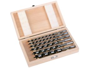 Set slangenboren in houten kistje, 230 mm (6-delig)
