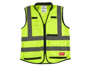 Premium High-Visibility Vest Yellow - 2XL/3XL