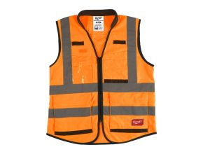 Premium High-Visibility Vest Orange - L/XL