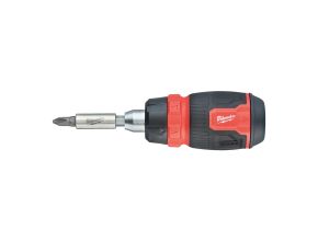 8 in 1 Compact Ratcheting Multi-Bit Screwdriver
