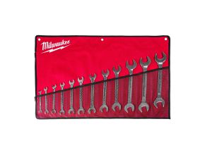 Double Open End Spanner Set - 12 pc